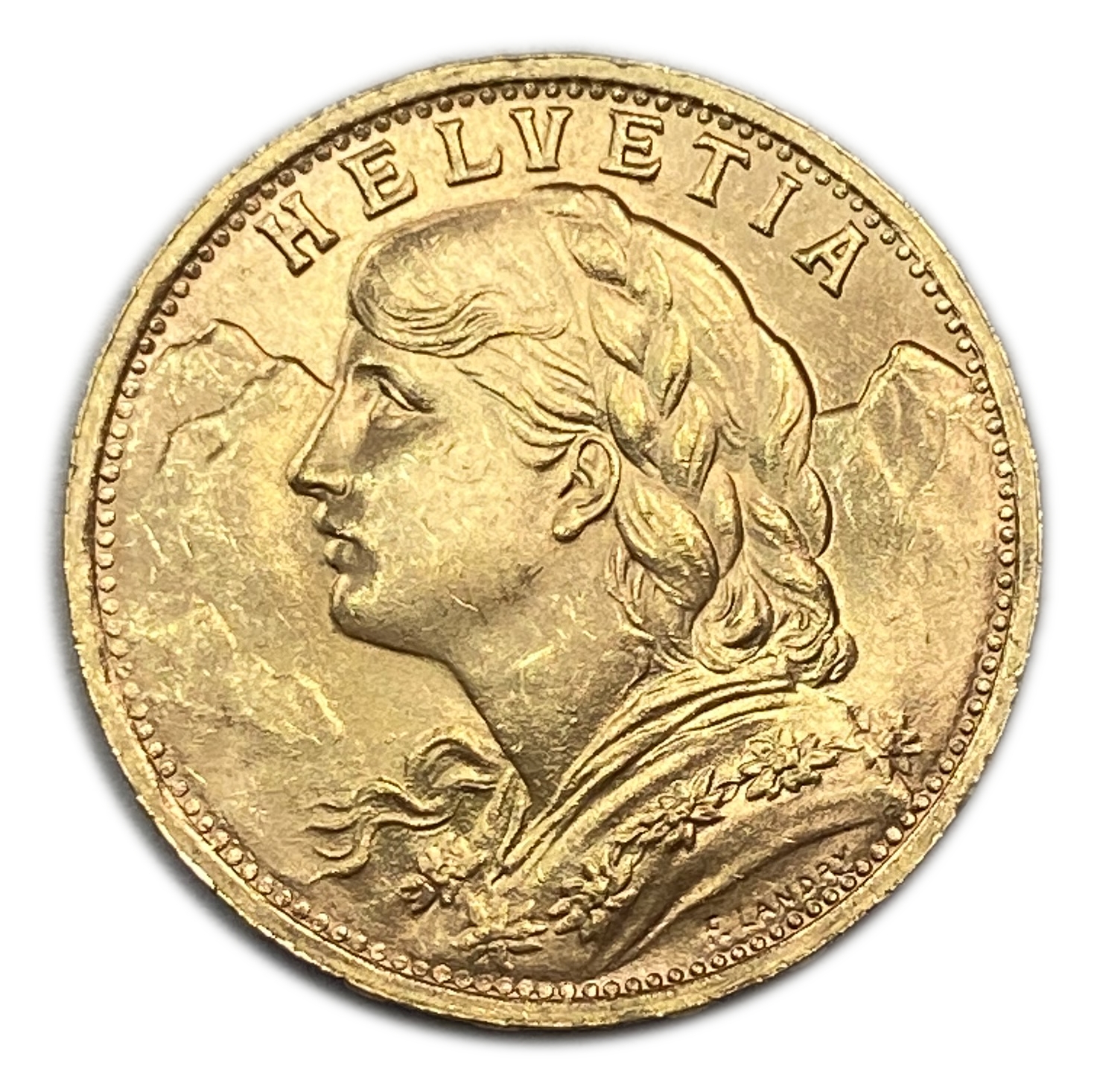 Switzerland - 20 Francs 1935 - Gold 900, 6.43g, 21mm - 1 1