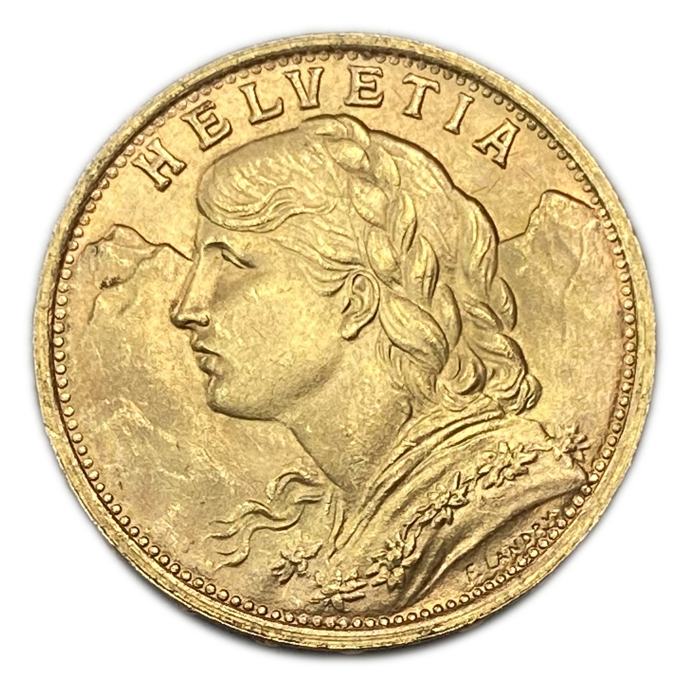 Switzerland - 20 Francs 1935 - Gold 900, 6.43g, 21mm - 1 1