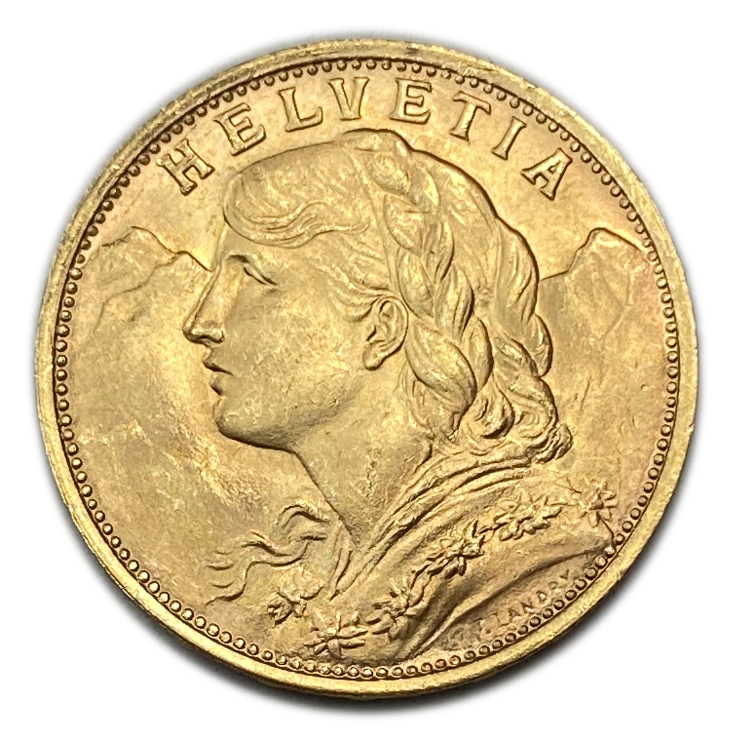 Switzerland - 20 Francs 1935 - Gold 900, 6.43g, 21mm - 1 1