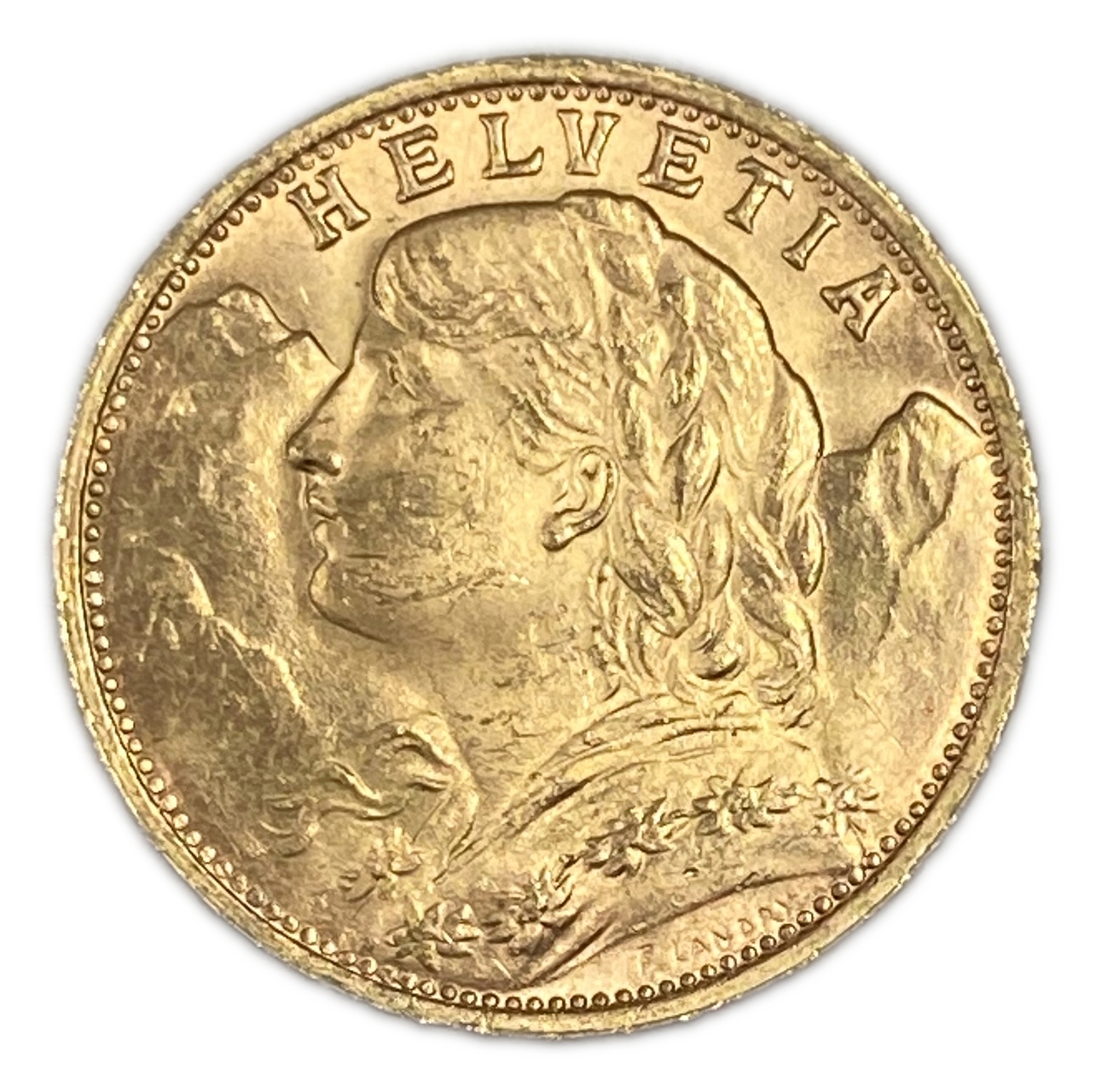 Switzerland - 20 Francs 1947 - Gold 900, 6.43g, 21mm - 1 1