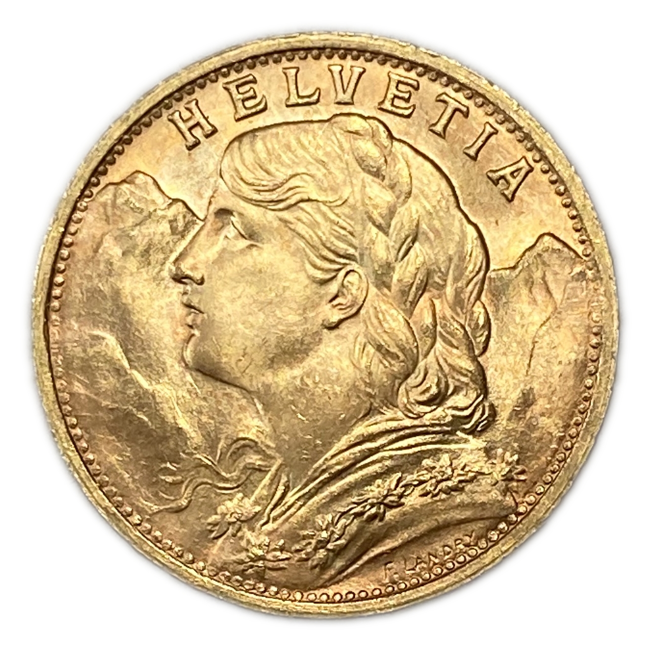 Switzerland - 20 Francs 1947 - Gold 900, 6.43g, 21mm - 1 1