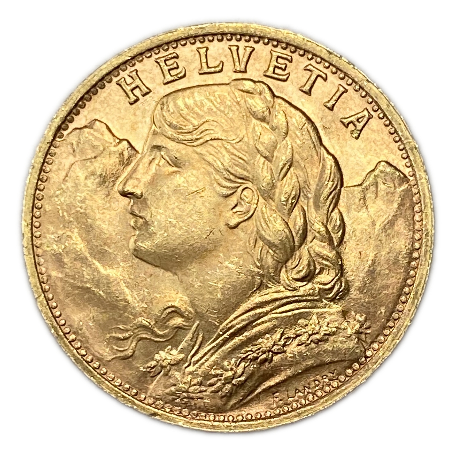 Switzerland - 20 Francs 1947 - Gold 900, 6.43g, 21mm - 1 1