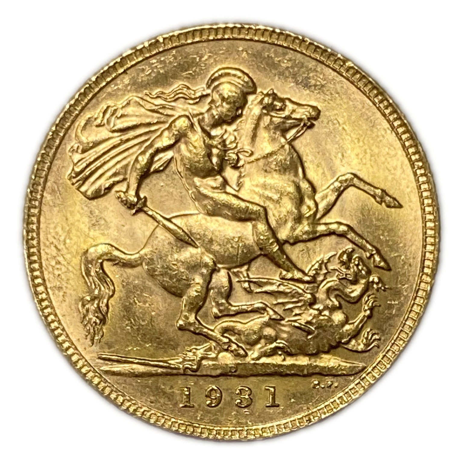 England (Great Britain) – 1 Sovereign 1931 – Edward VII – XF Condition - Gold 917, 7.988g