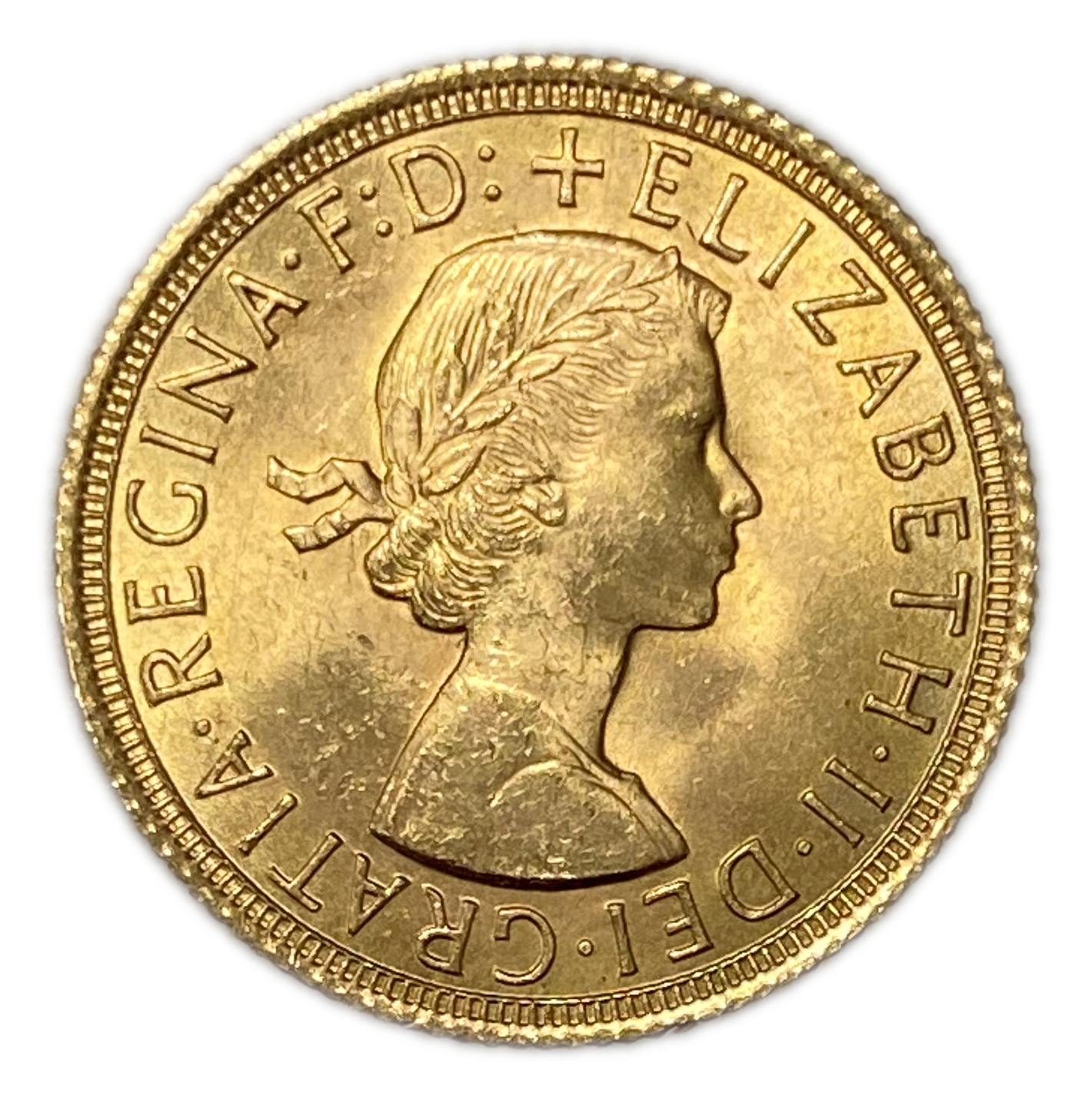 England / United Kingdom – Sovereign 1958 – Gold 917, 8.0g , 22 mm - 1 1
