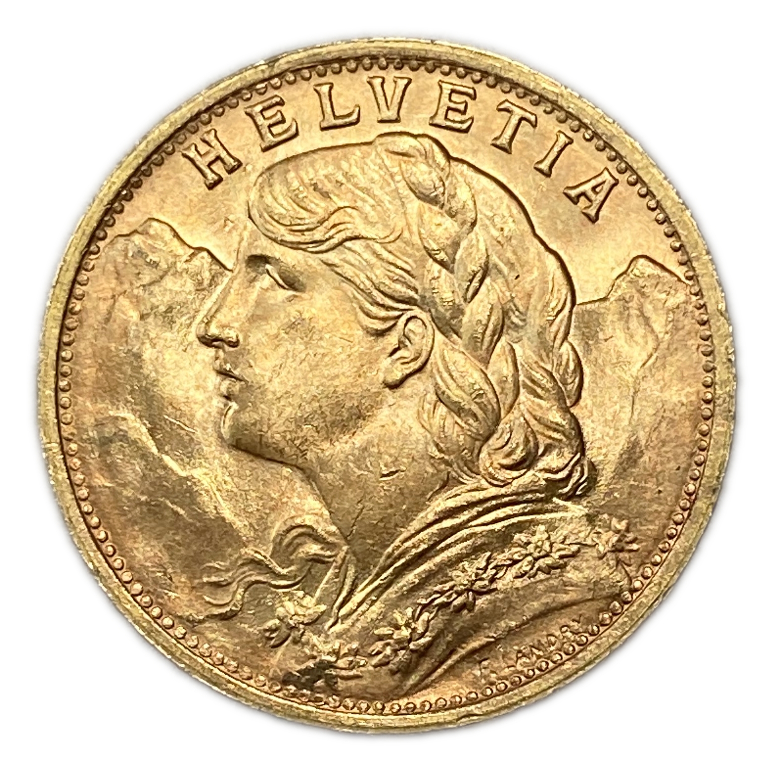 Switzerland - 20 Francs 1947 - Gold 900, 6.43g, 21mm - 1 1