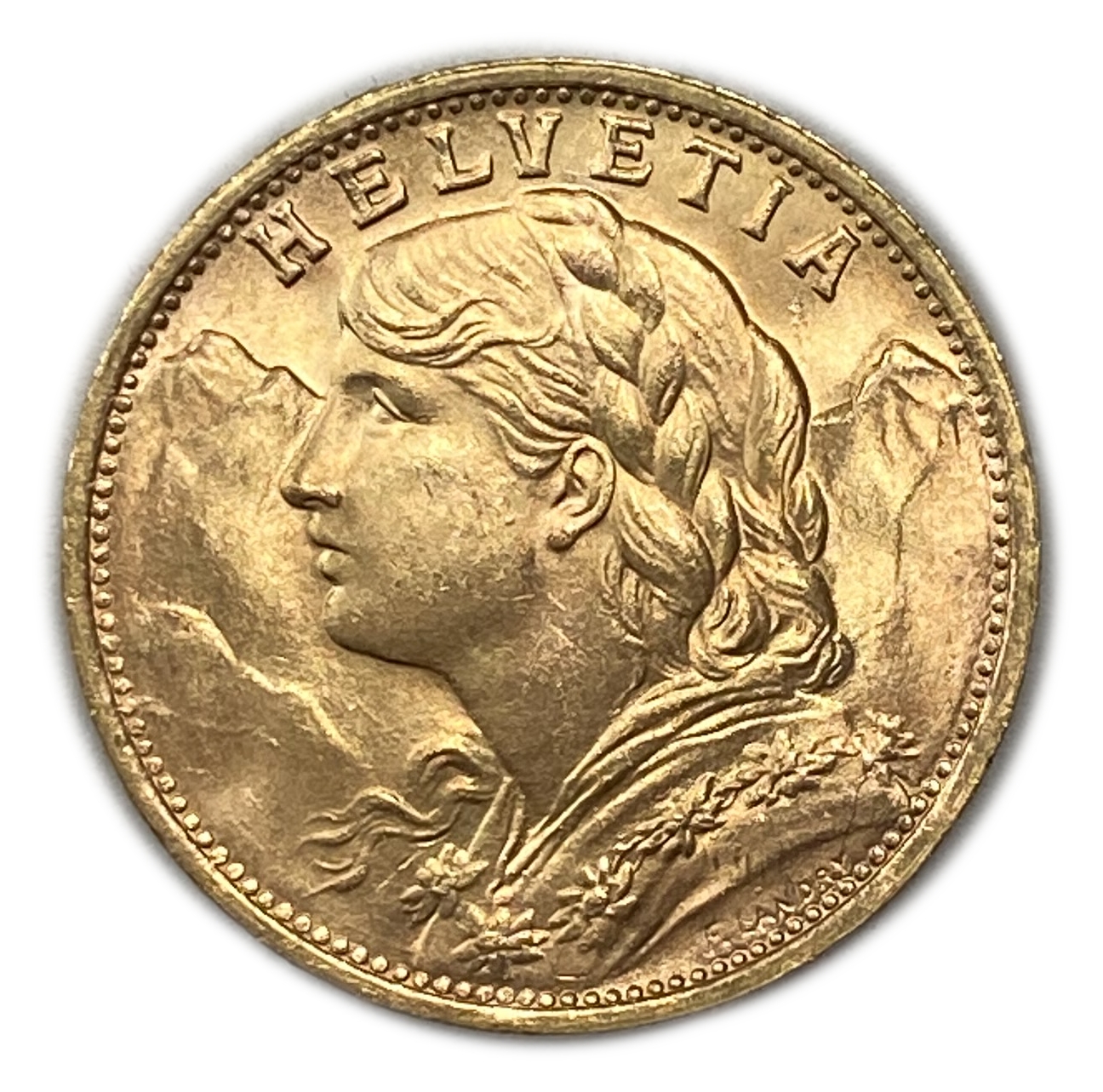 Switzerland - 20 Francs 1947 - Gold 900, 6.43g, 21mm - 1 1