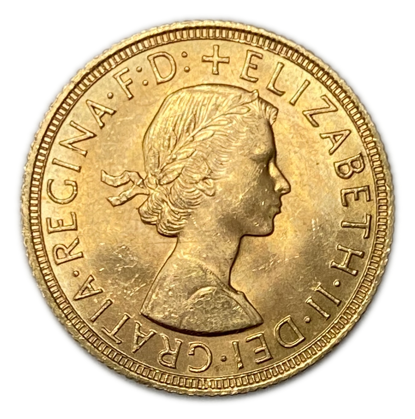 England / United Kingdom – Sovereign 1958 – Gold 917, 8.0g , 22 mm - 1 1