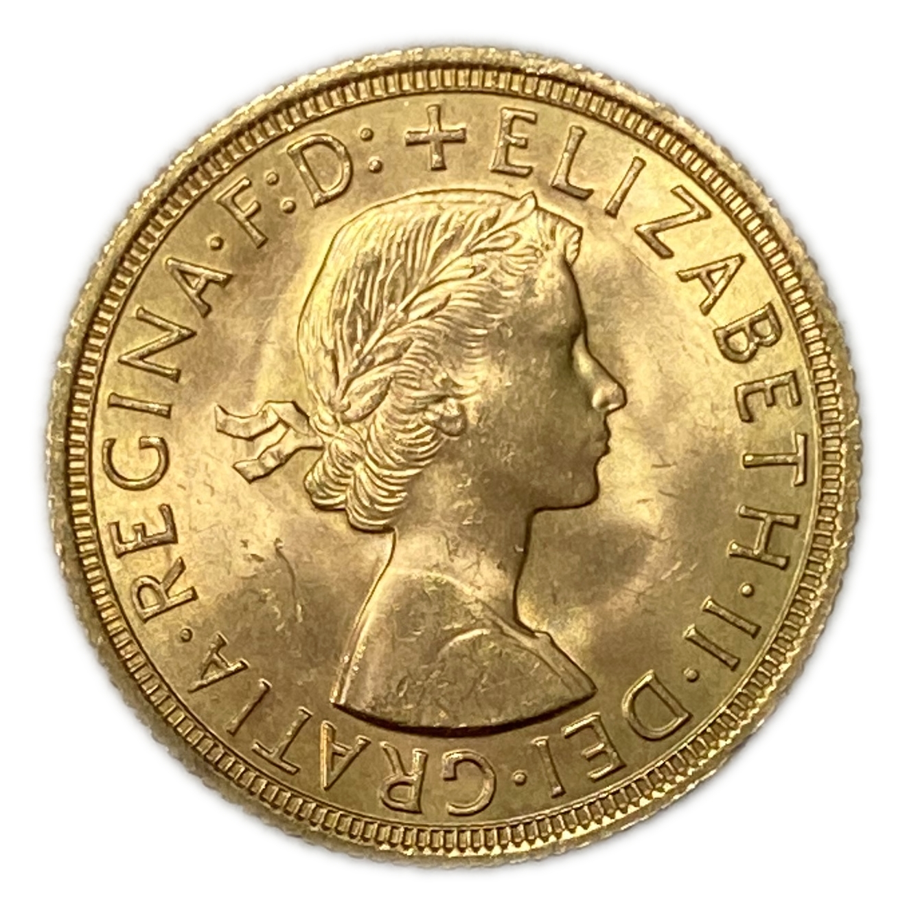 England / United Kingdom – Sovereign 1958 – Gold 917, 8.0g , 22 mm - 1 1