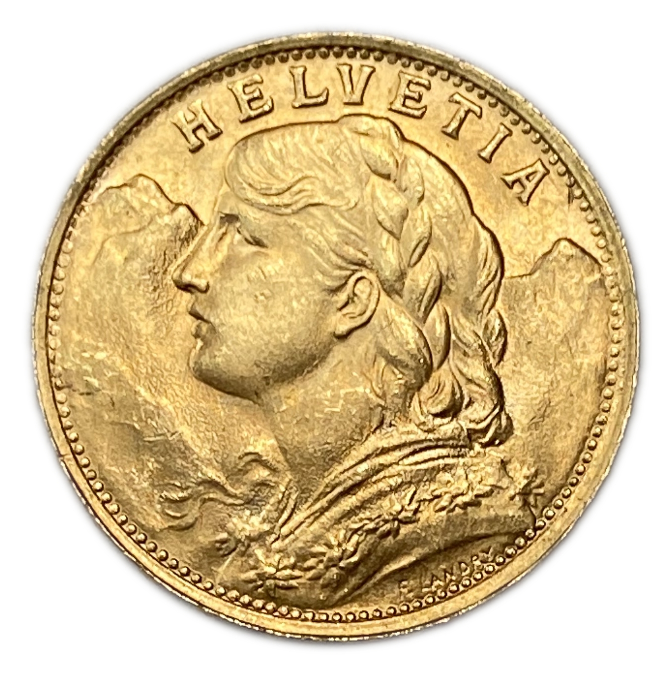 Switzerland - 20 Francs 1947 - Gold 900, 6.43g, 21mm - 1 1