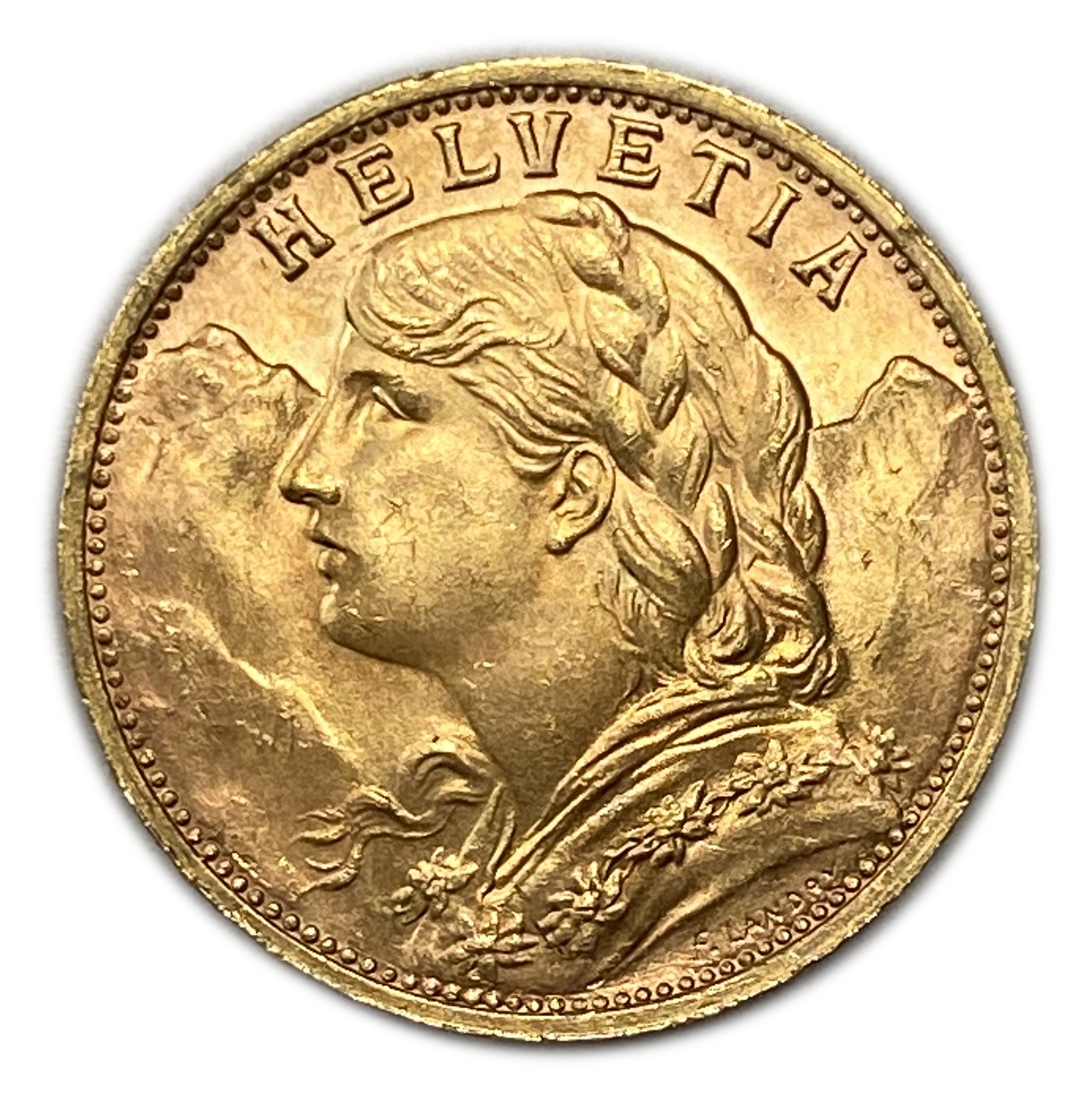 Switzerland - 20 Francs 1947 - Gold 900, 6.43g, 21mm - 1 1