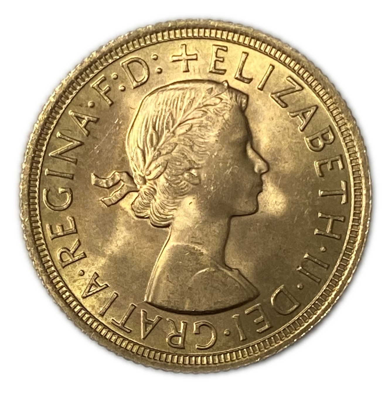 England / United Kingdom – Sovereign 1958 – Gold 917, 8.0g , 22 mm - 1 1
