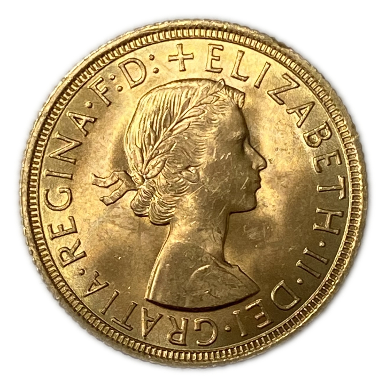 England / United Kingdom – Sovereign 1958 – Gold 917, 8.0g , 22 mm - 1 1