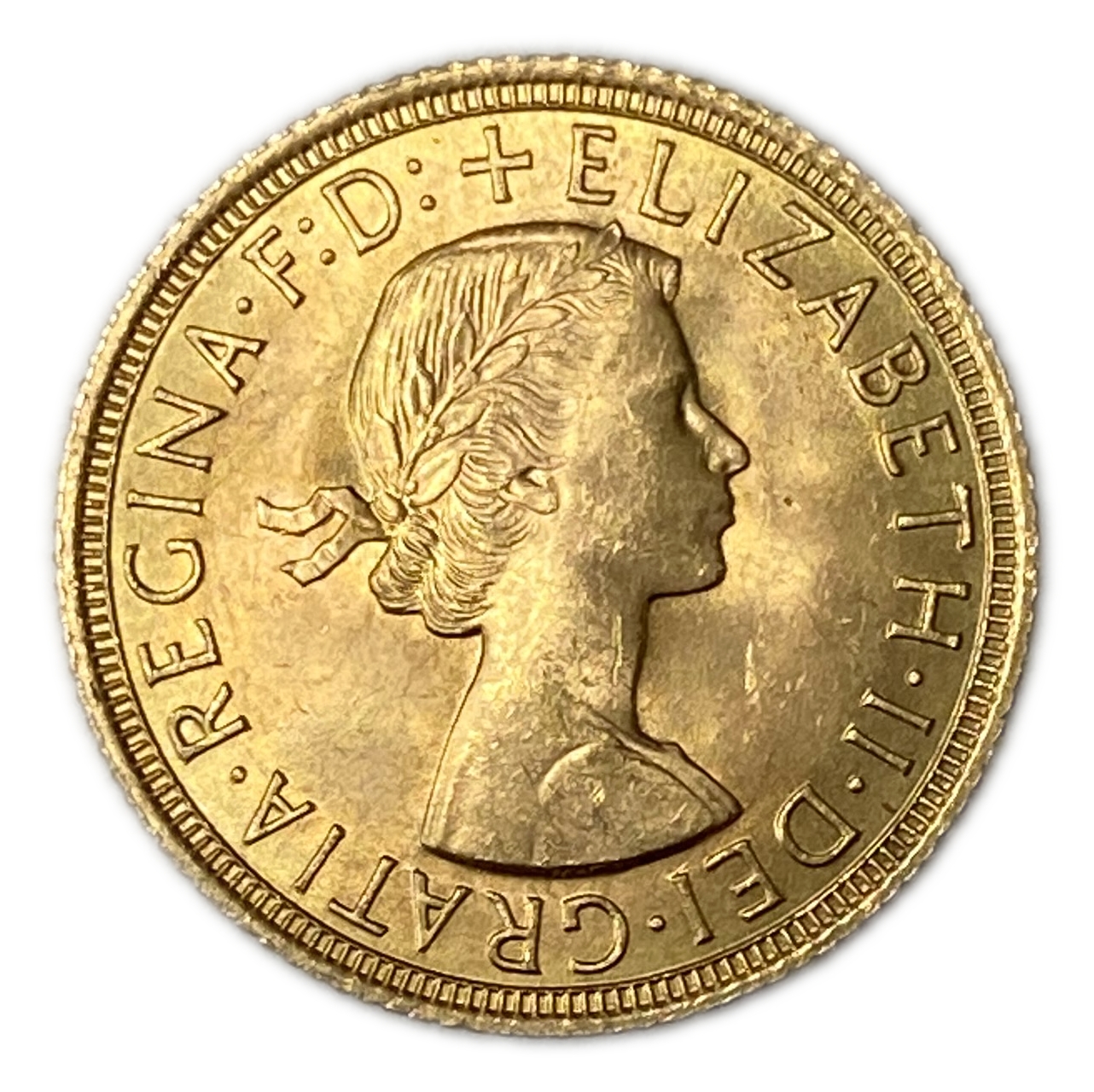 England / United Kingdom – Sovereign 1958 – Gold 917, 8.0g , 22 mm - 1 1
