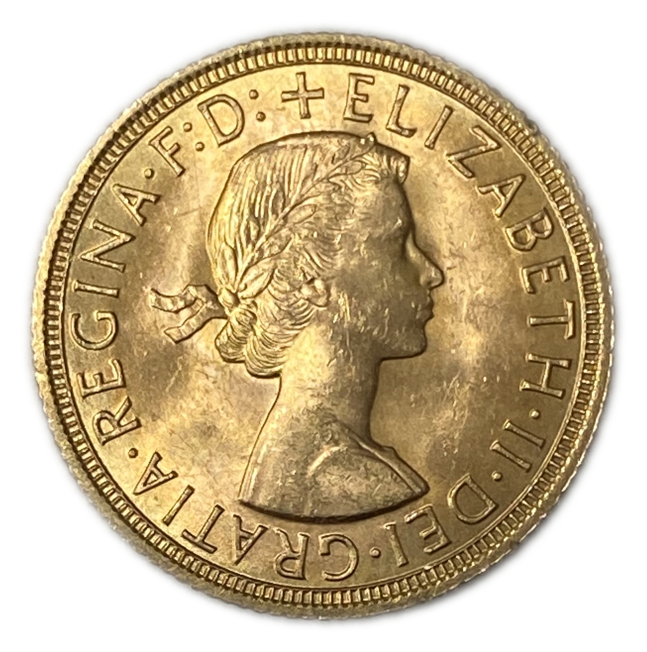 England / United Kingdom – Sovereign 1958 – Gold 917, 8.0g , 22 mm - 1 1