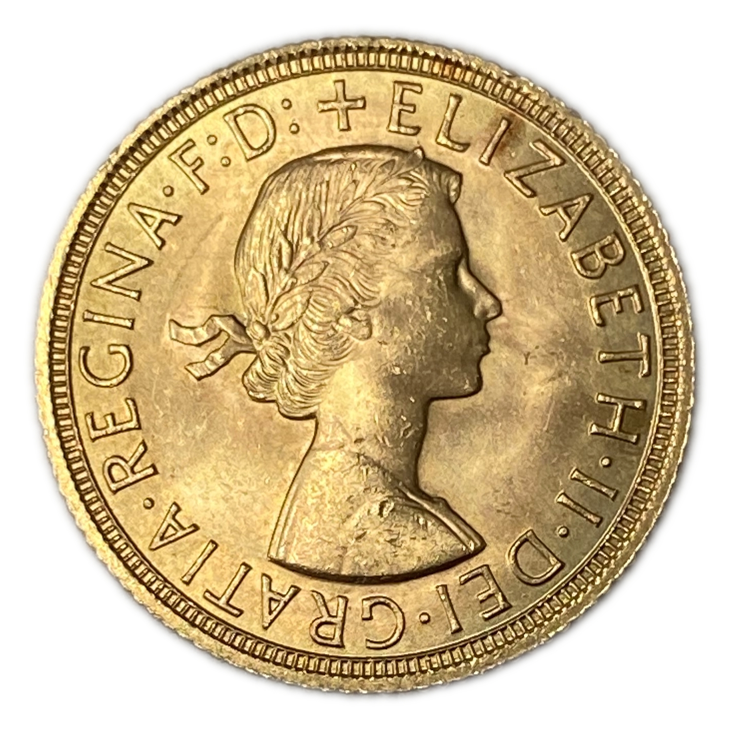 England / United Kingdom – Sovereign 1958 – Gold 917, 8.0g , 22 mm - 1 1