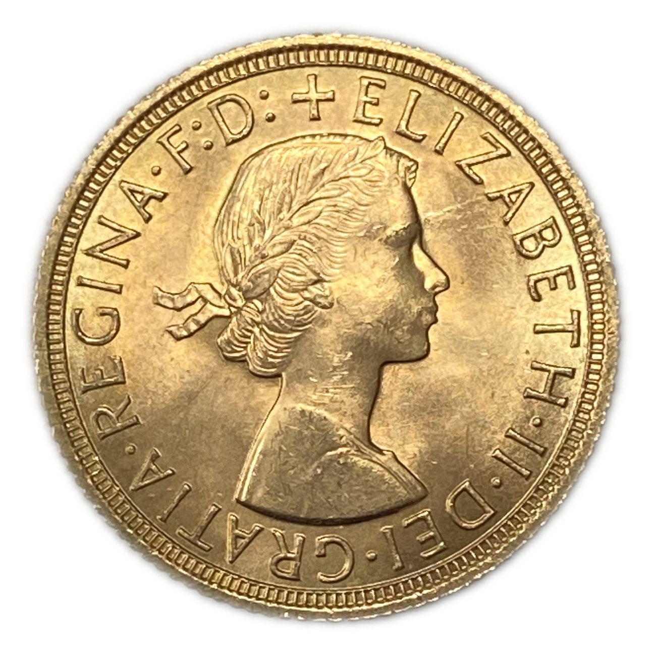 England / United Kingdom – Sovereign 1958 – Gold 917, 8.0g , 22 mm - 1 1