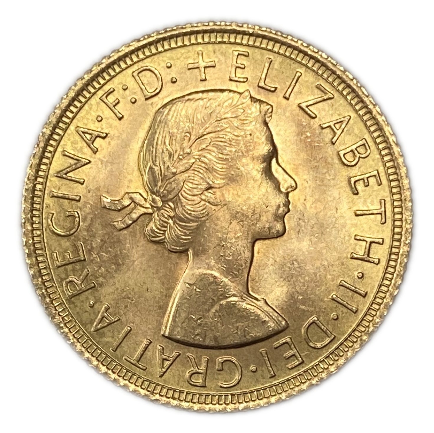 England / United Kingdom – Sovereign 1958 – Gold 917, 8.0g , 22 mm - 1 1