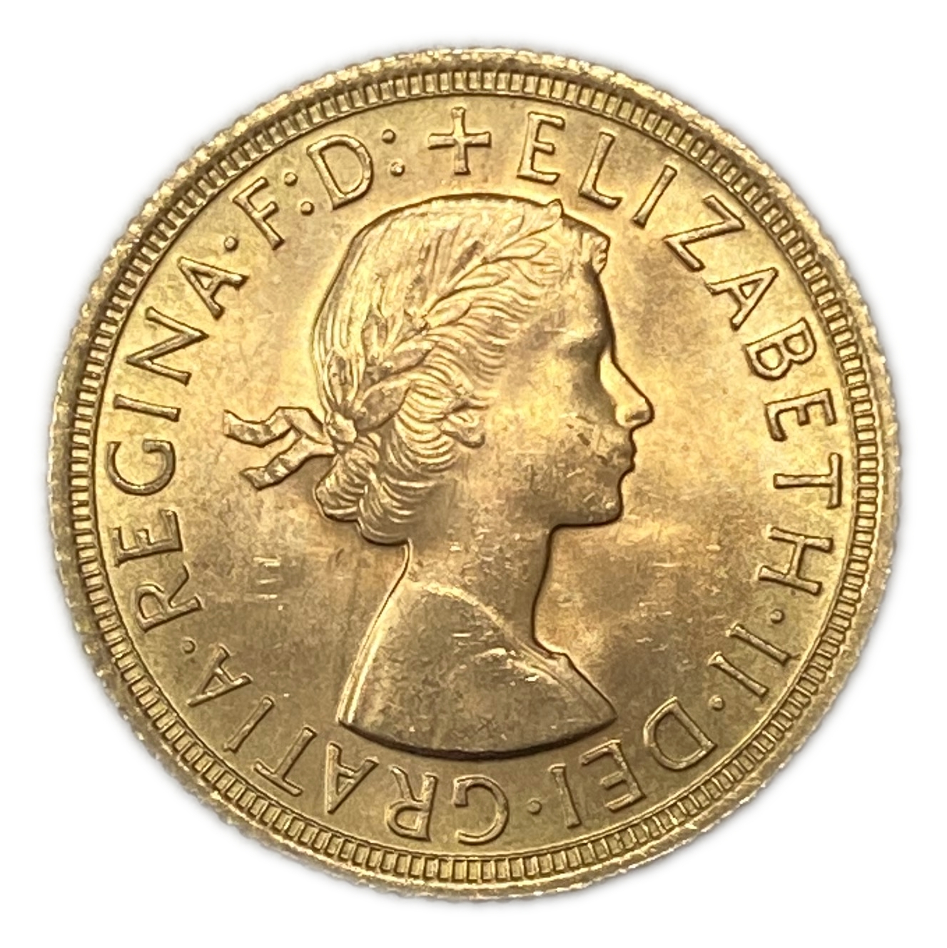 England / United Kingdom – Sovereign 1958 – Gold 917, 8.0g , 22 mm - 1 1