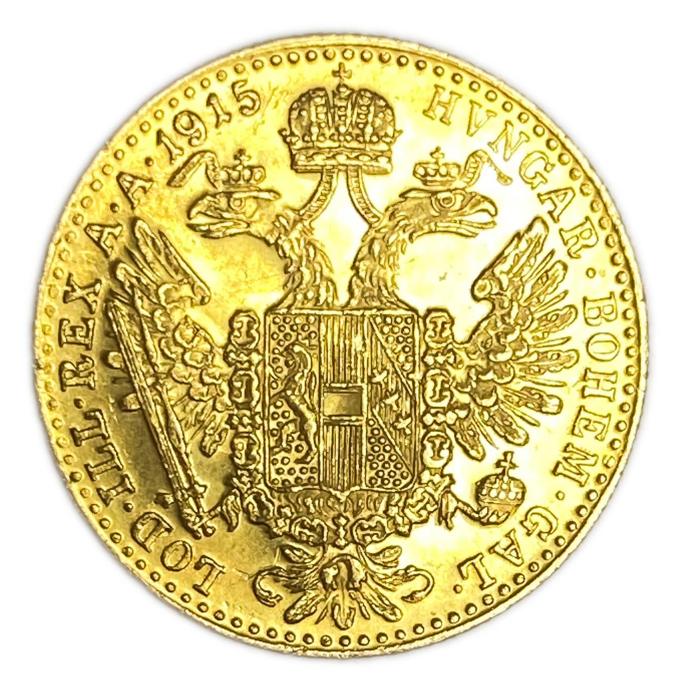 Austria - 1 Ducat 1915 - Restrike - UNC - 986 gold, 3.49 g, 20 mm - 1 1
