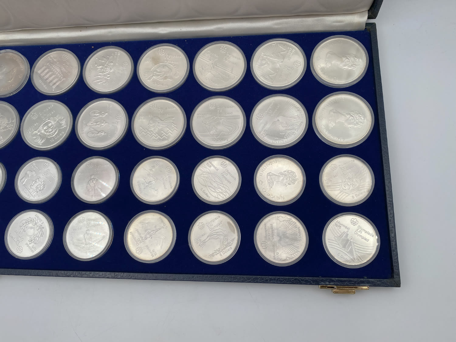 Canada - 1973 - 1976 Montreal Olympics - Complete Silver Uncirculated Collection - Mixed Denominations - $10 weight ... - 1 4