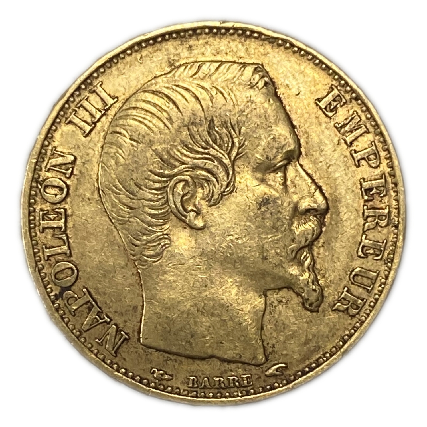 France - 20 Francs 1854 - VF-XF - Napoleon III - Gold 900, 6.45g, 22mm - 1 1