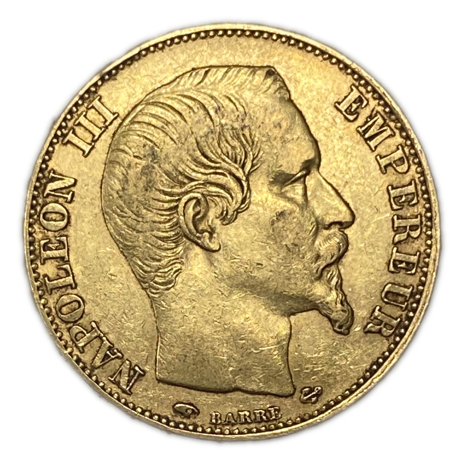 France - 20 Francs 1855 - VF-XF - Napoleon III - Gold 900, 6.45g, 22mm - 1 1