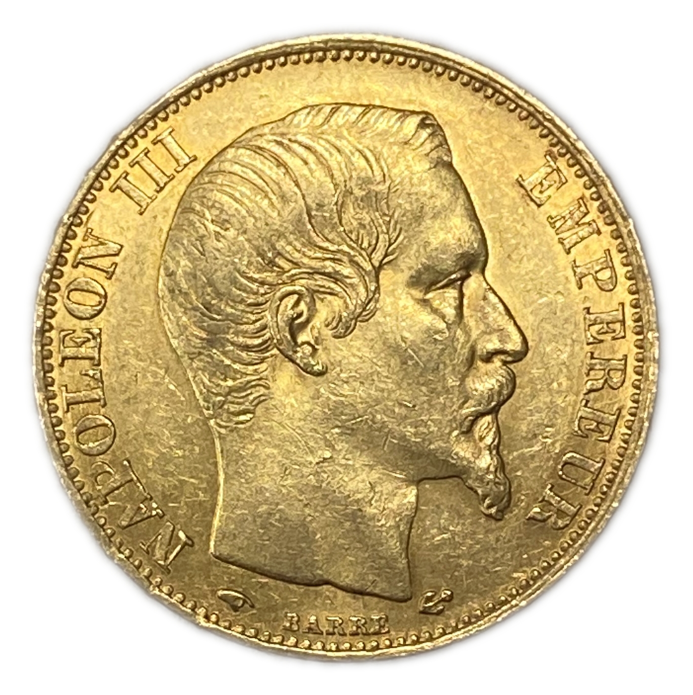 France - 20 Francs 1858 - VF-XF - Napoleon III - Gold 900, 6.45g, 22mm - 1 1