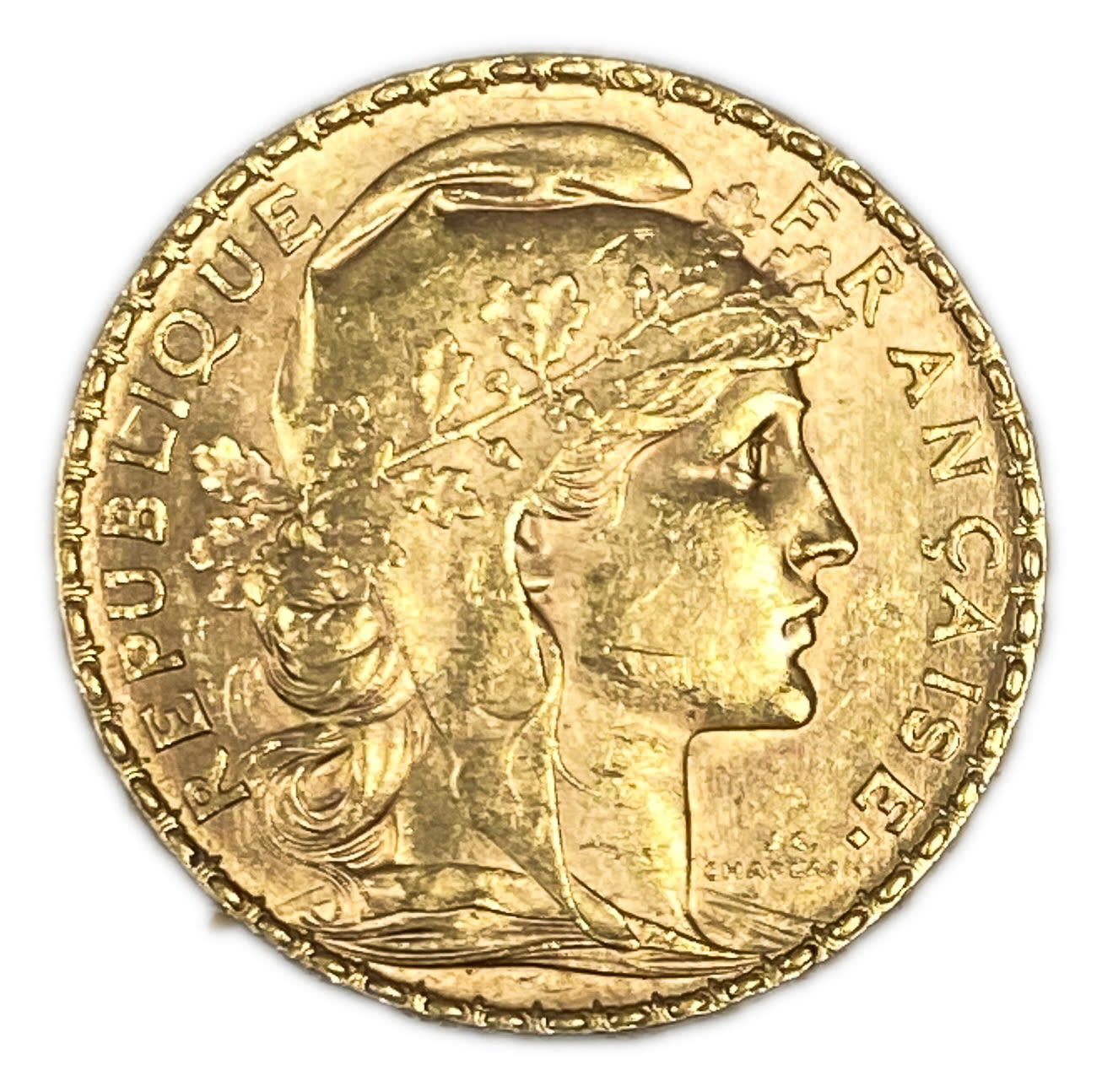 France - 20 Francs 1904 - Gold 900, 6.45g, 21mm - 1 1