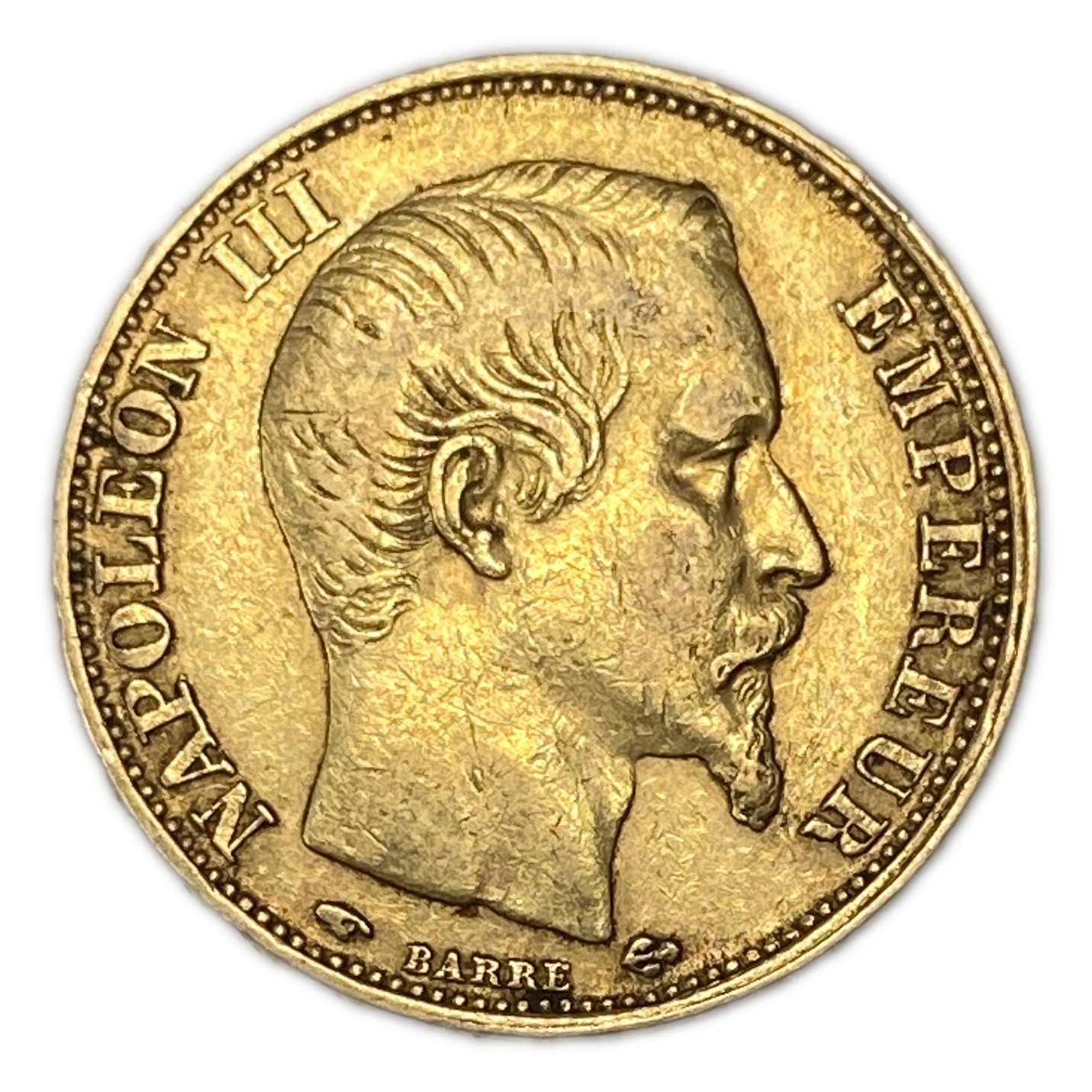 France - 20 Francs 1860 - VF-XF - Napoleon III - Gold 900, 6.45g, 22mm - 1 1