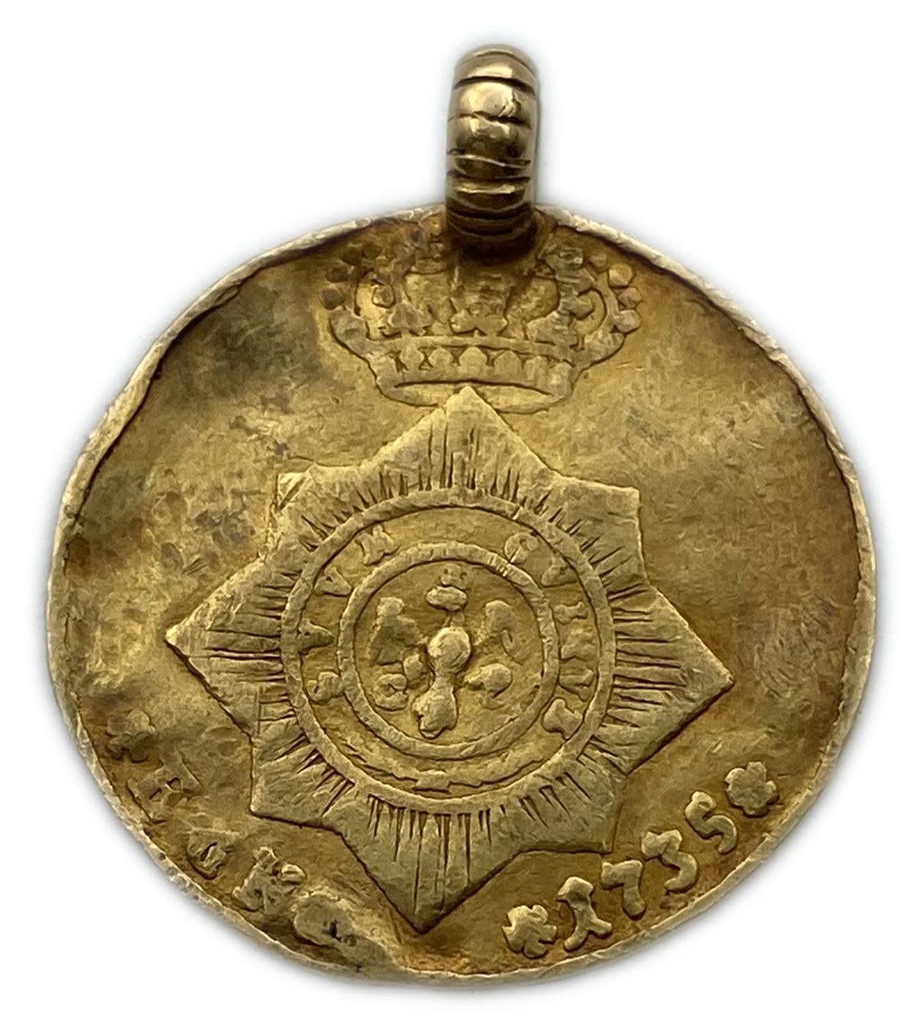 Germany - 1 Ducat 1735 - Friedrich Wilhelm I - Gold, 3.84g, 23mm - 1 1