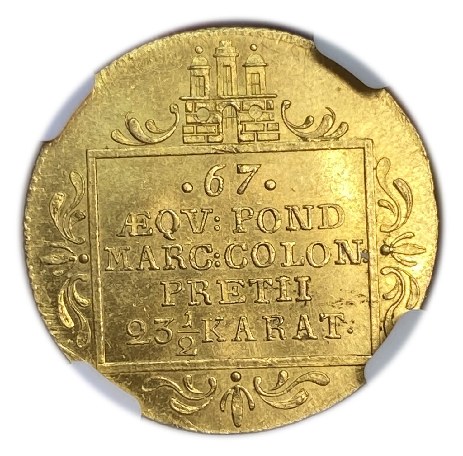 Germany - 1 Ducat 1807 - Hamburg - NGC MS 62 + - The highest graded known for this coin - Very Rare - 1 1