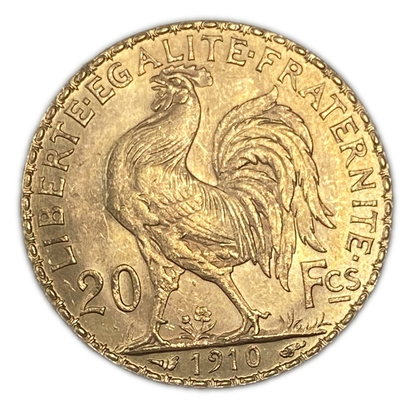 France - 20 Francs 1910 - Gold 900, 6.45g, 21mm - 1 0