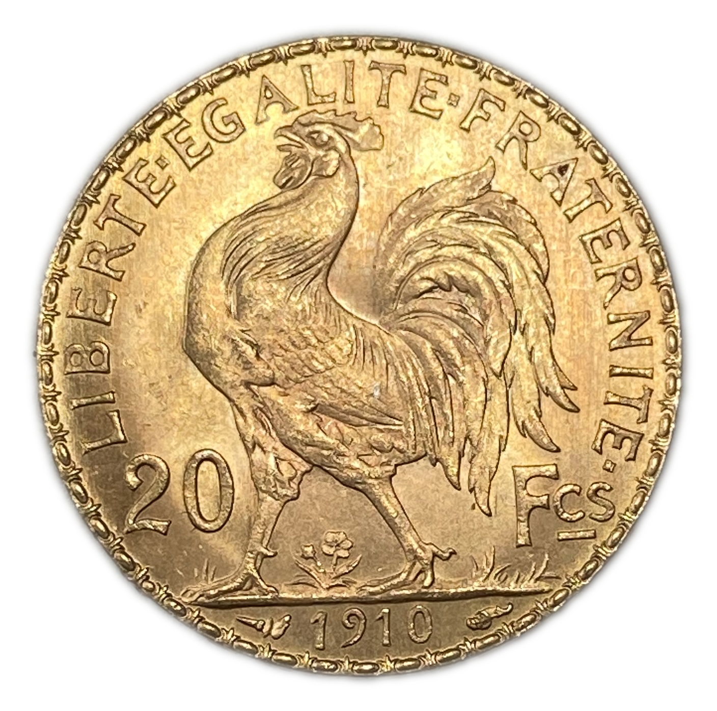 France - 20 Francs 1910 - Gold 900, 6.45g, 21mm - 1 0