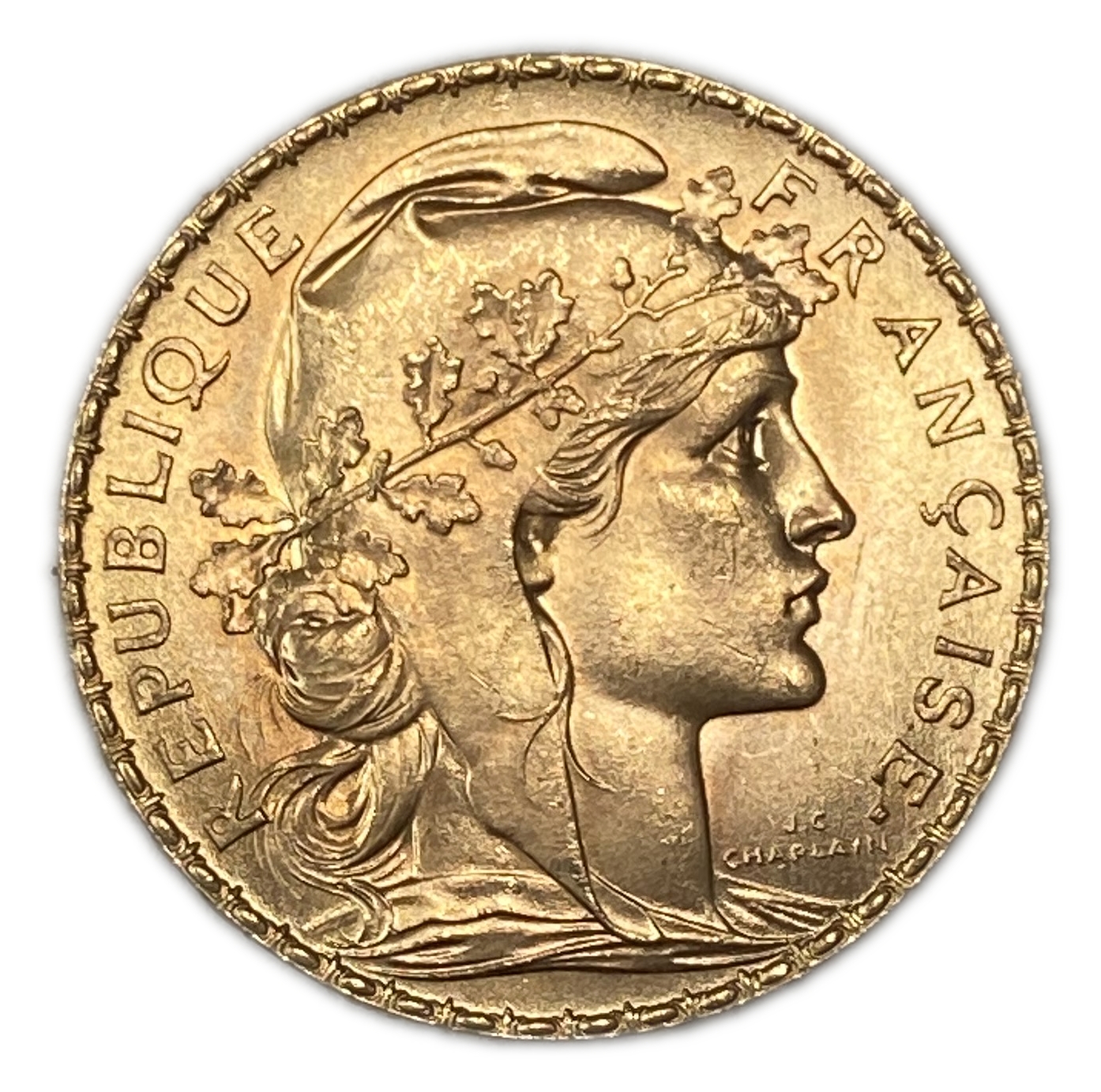 France - 20 Francs 1910 - Gold 900, 6.45g, 21mm - 1 1