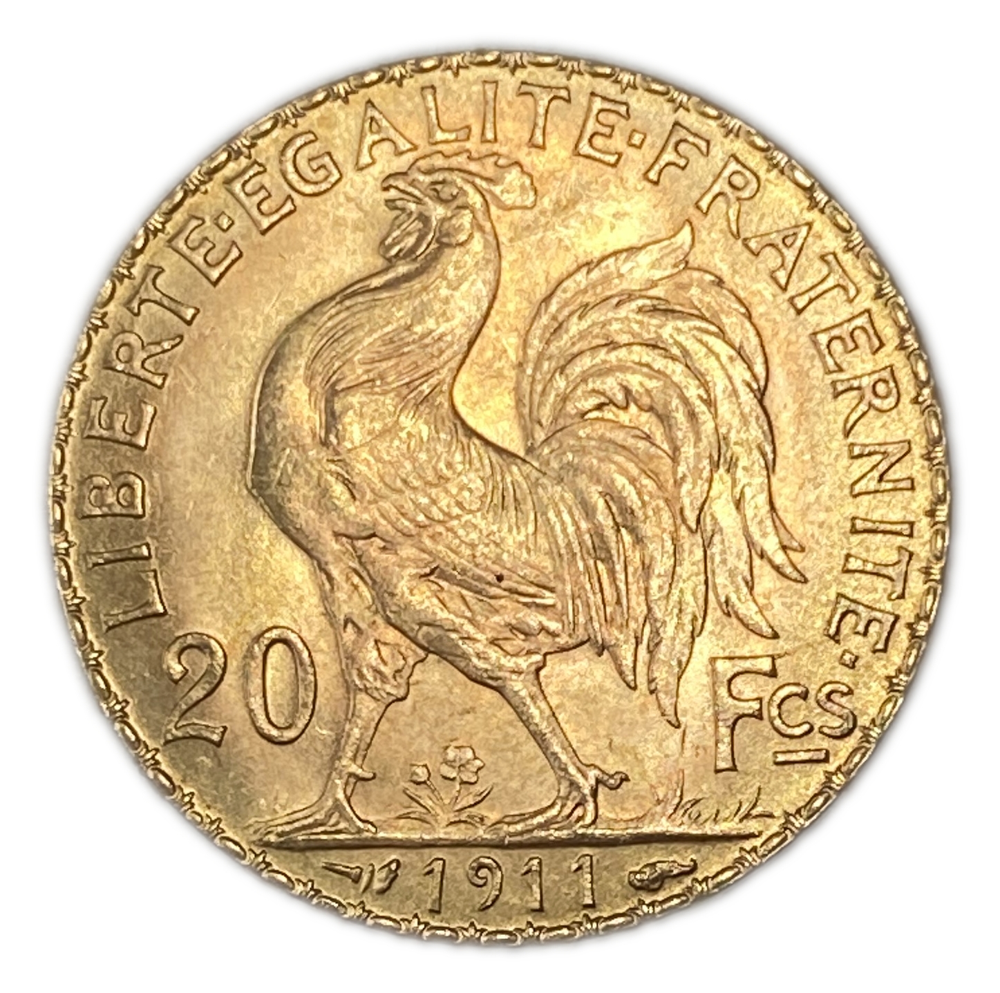 France - 20 Francs 1911 - Gold 900, 6.45g, 21mm - 1 0