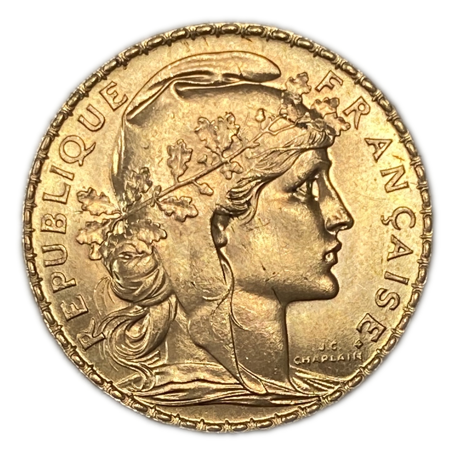France - 20 Francs 1911 - Gold 900, 6.45g, 21mm - 1 1