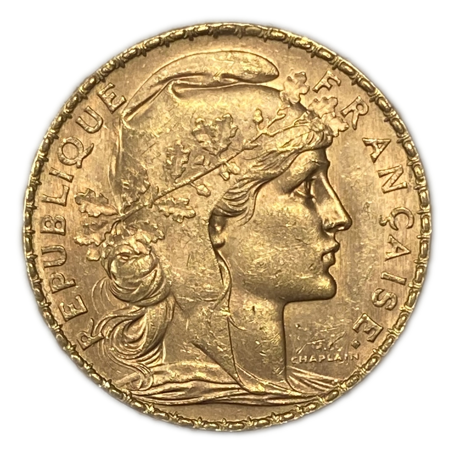 France - 20 Francs 1911 - Gold 900, 6.45g, 21mm - 1 1