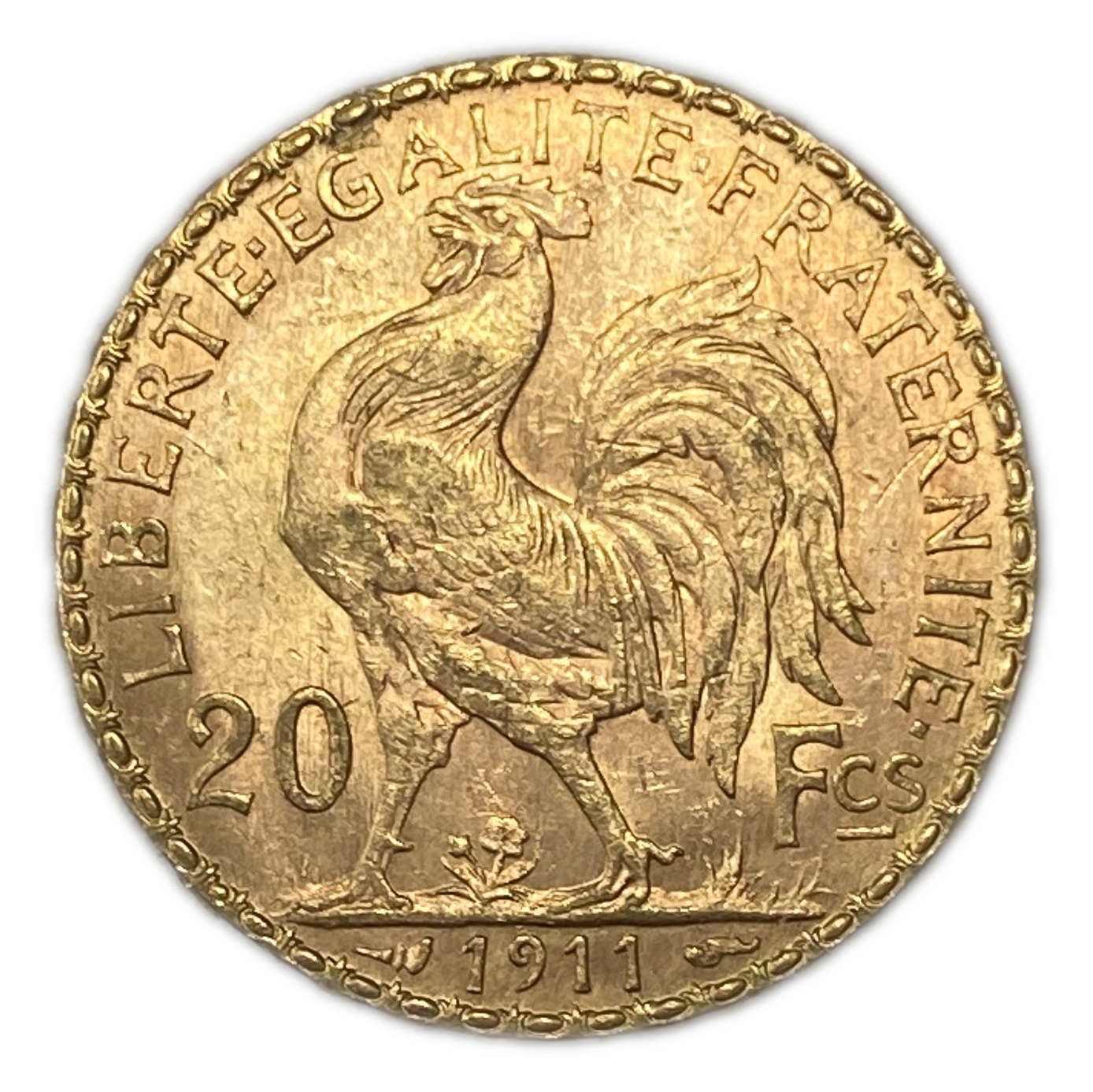 France - 20 Francs 1911 - Gold 900, 6.45g, 21mm - 1 0