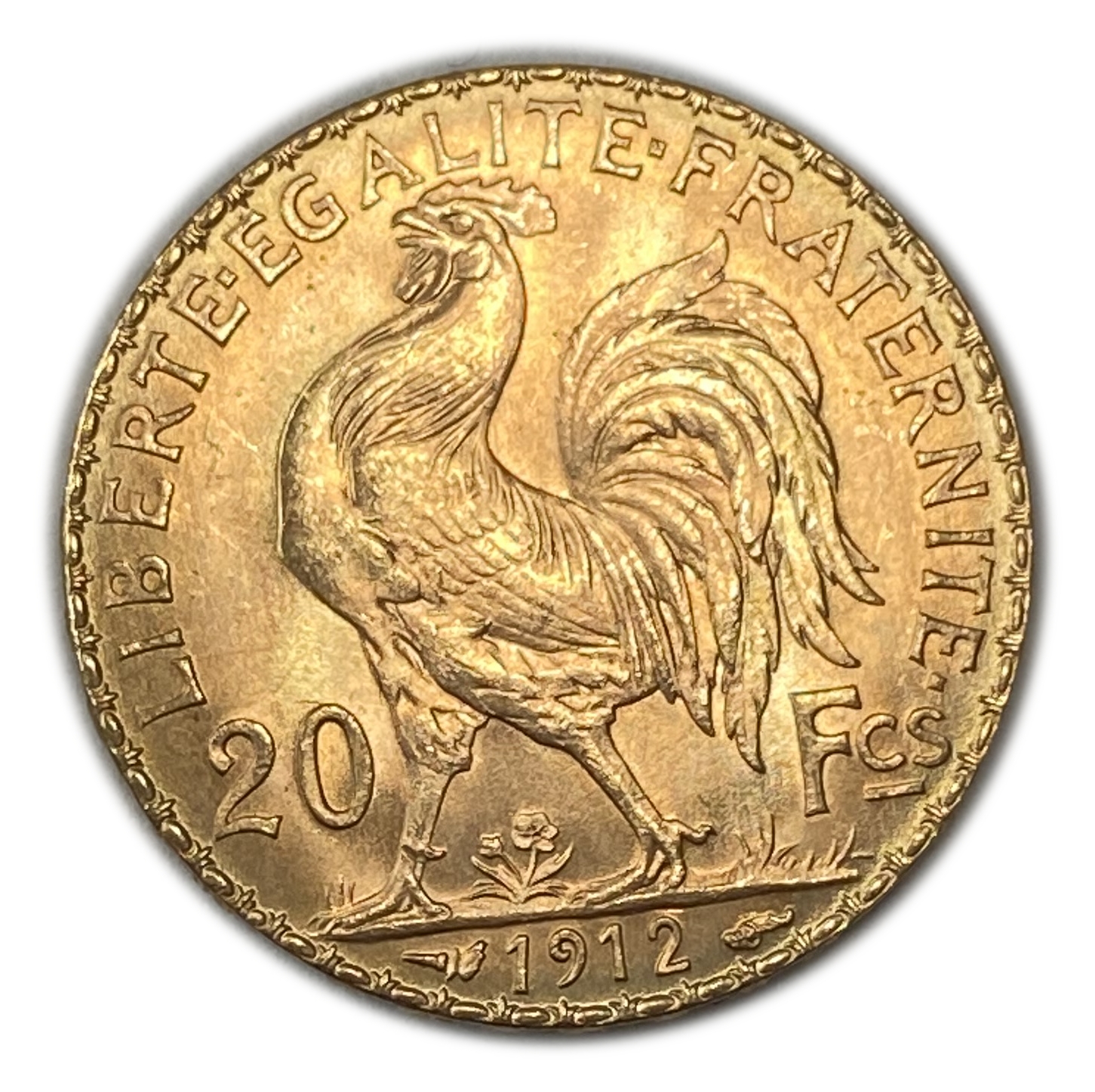 France - 20 Francs 1912 - Gold 900, 6.45g, 21mm - 1 0