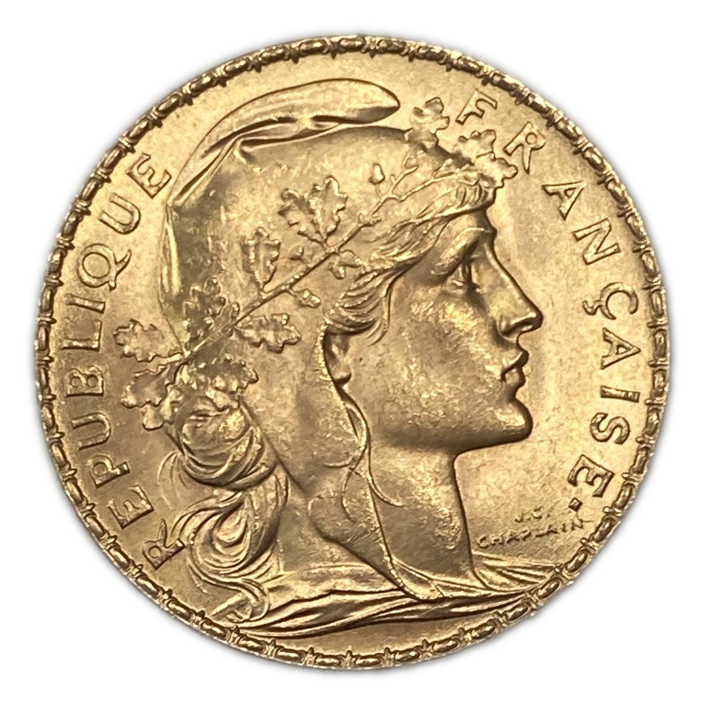 France - 20 Francs 1912 - Gold 900, 6.45g, 21mm - 1 1