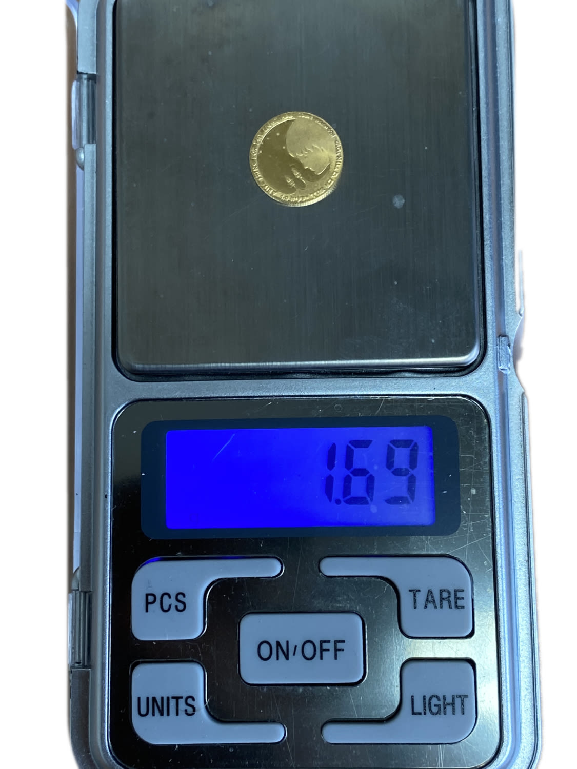 Israel - 2 medals of Bat Mitzvah, State medal, 1981 - Gold 900, 1.67g and 1.69g, 13mm - 1 6