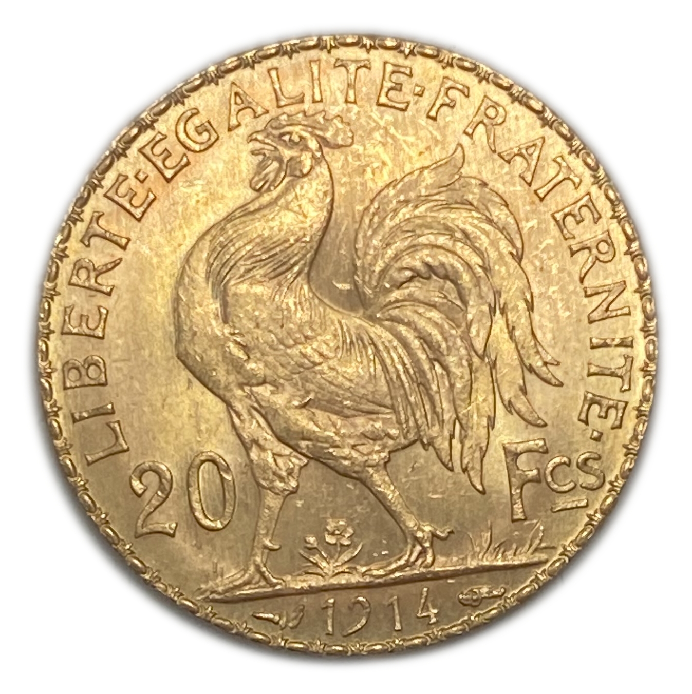 France - 20 Francs 1914 - Gold 900, 6.45g, 21mm - 1 0