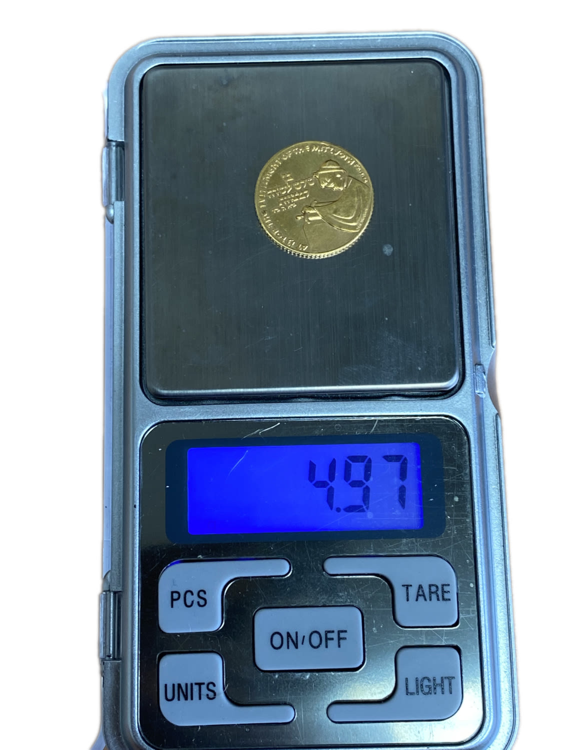 Israel - Bar Mitzvah, State Medal, 1961 - Gold 900, 4.97g, 19mm - 1 2