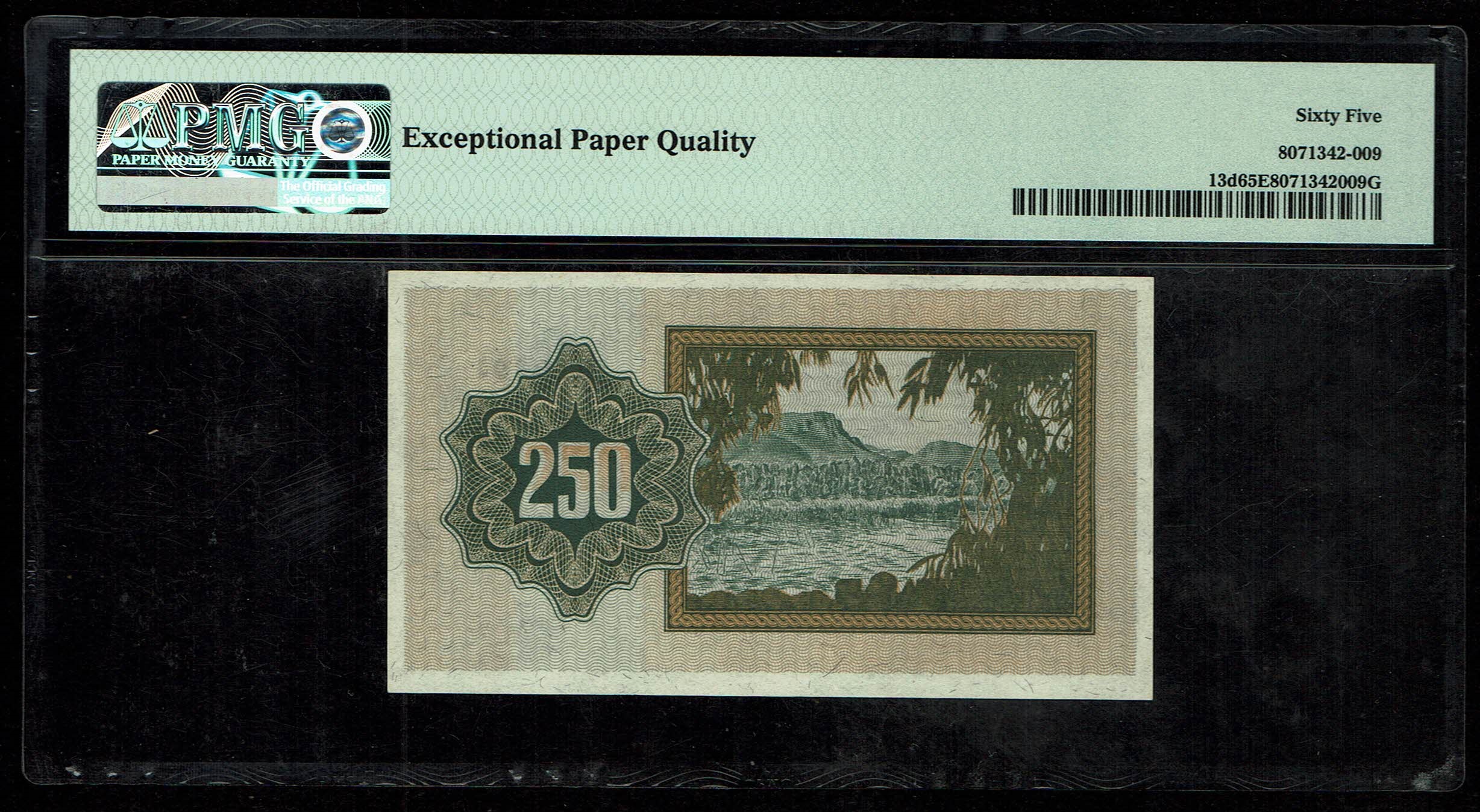 Israel - 250 Prutah 1952 - "Menorah left" - PMG 65 EPQ - Prefix C - 1 1
