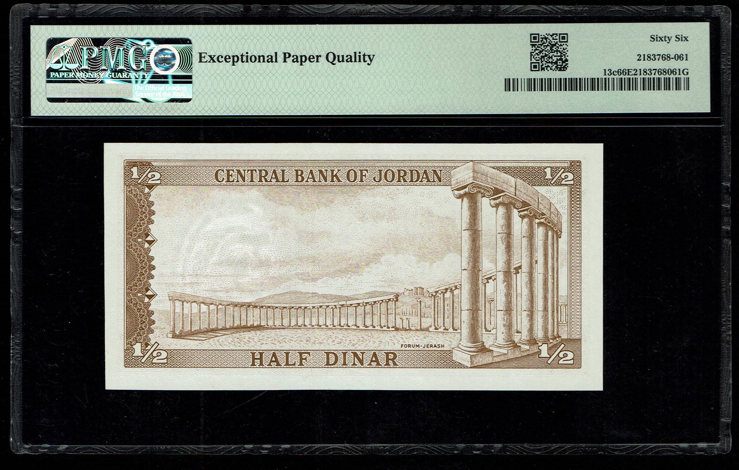 Jordan - 1/2 Dinar 1959 - PMG 66 EPQ - 1 1