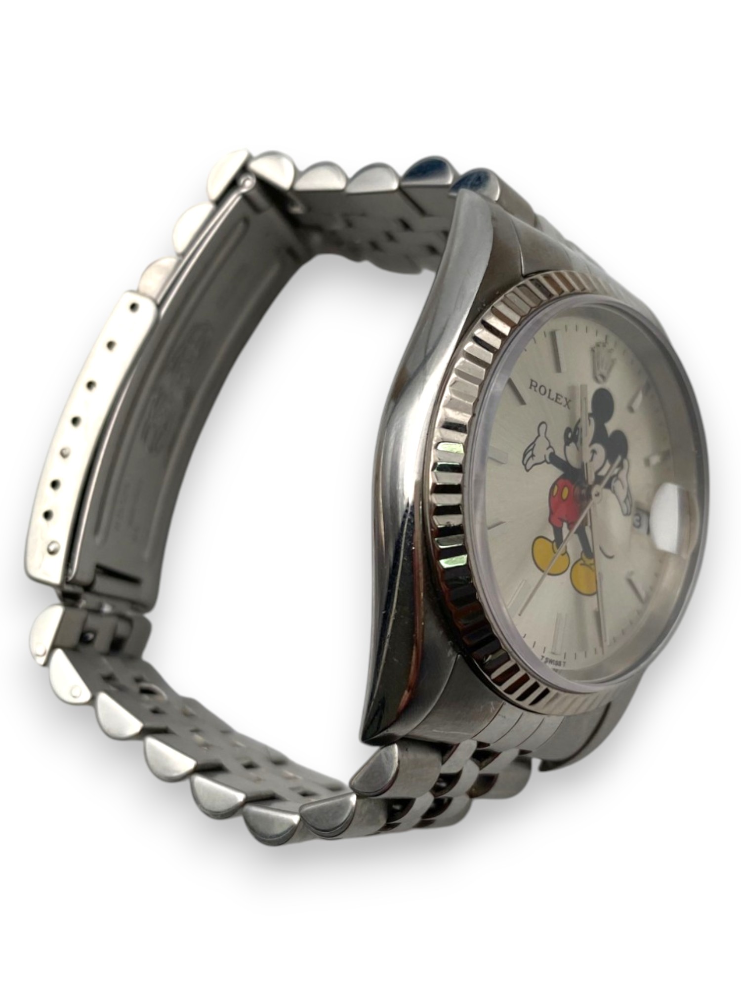 Rolex Datejust 36 RE 16234 Fullset + Mickey Mouse After Makert Dial - 1 3