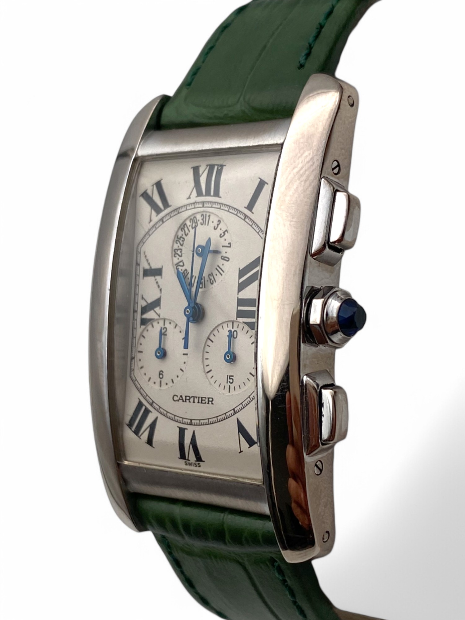 Cartier Tank Américaine White Gold Ref 2312 Quartz - 1 1