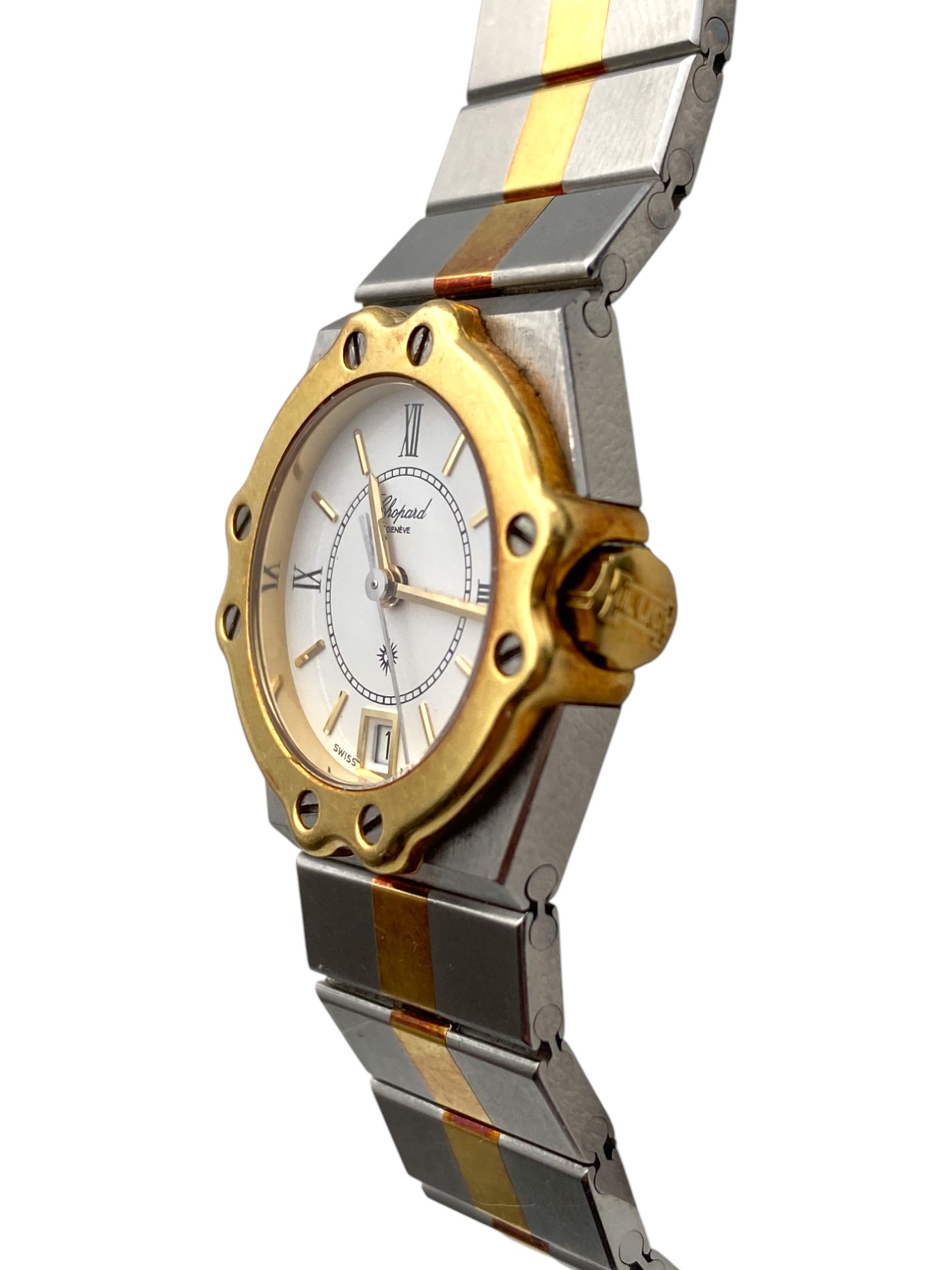 Chopard St. Moritz 18k Yellow Gold/Steel Ladies REF 8024 - 1 1