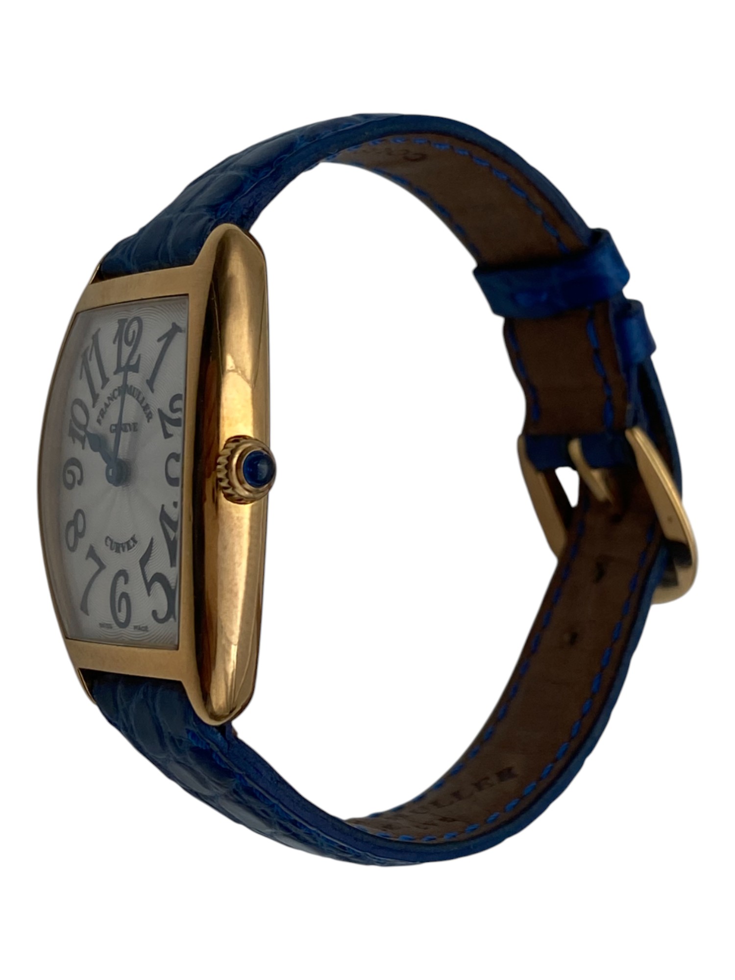Franck Muller Curvex Yellow Gold Ladies Ref 1752 QZ - 1 2