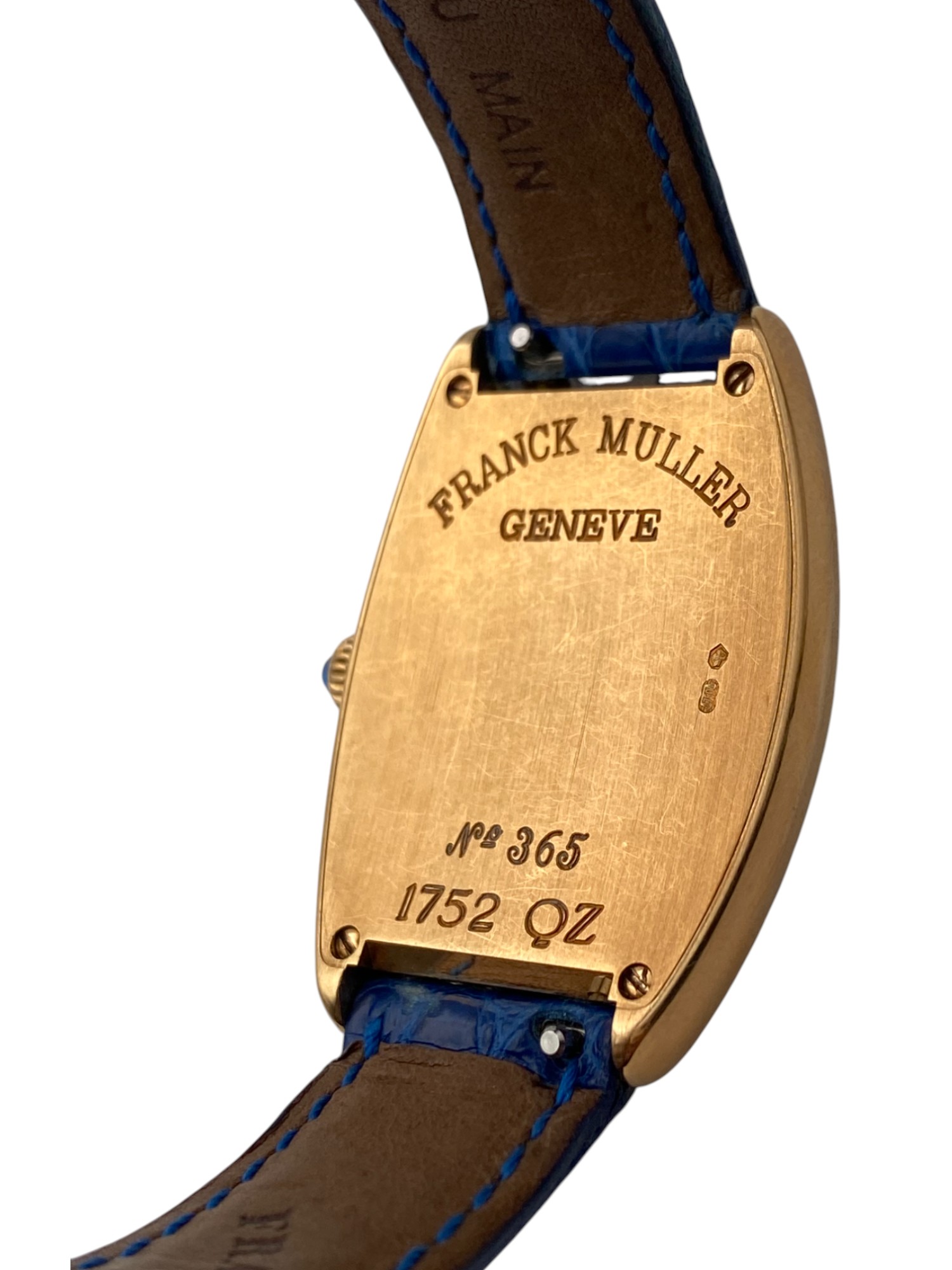 Franck Muller Curvex Yellow Gold Ladies Ref 1752 QZ - 1 4